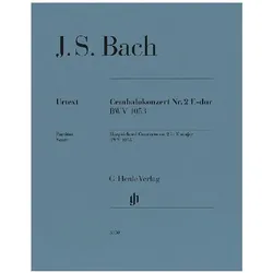 Cembalokonzert E-Dur Nr. 2 BWV 1053, Fachbücher von Johann Sebastian Bach