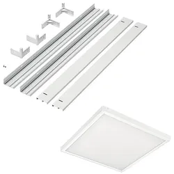 LTS Licht&amp;Leuchten Anbaurahmen M600 FYR-Z115.0600.0600ws