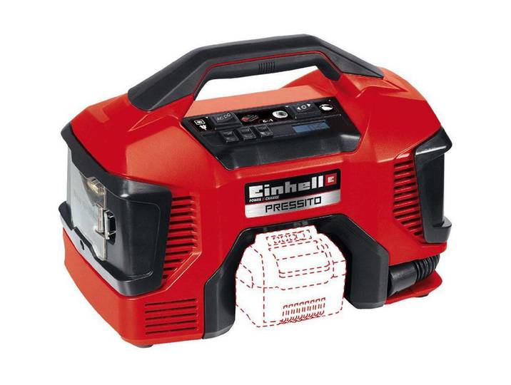 Kompressor EINHELL Hybrid Pressito Solo , rot, Kompressoren, Kompressor