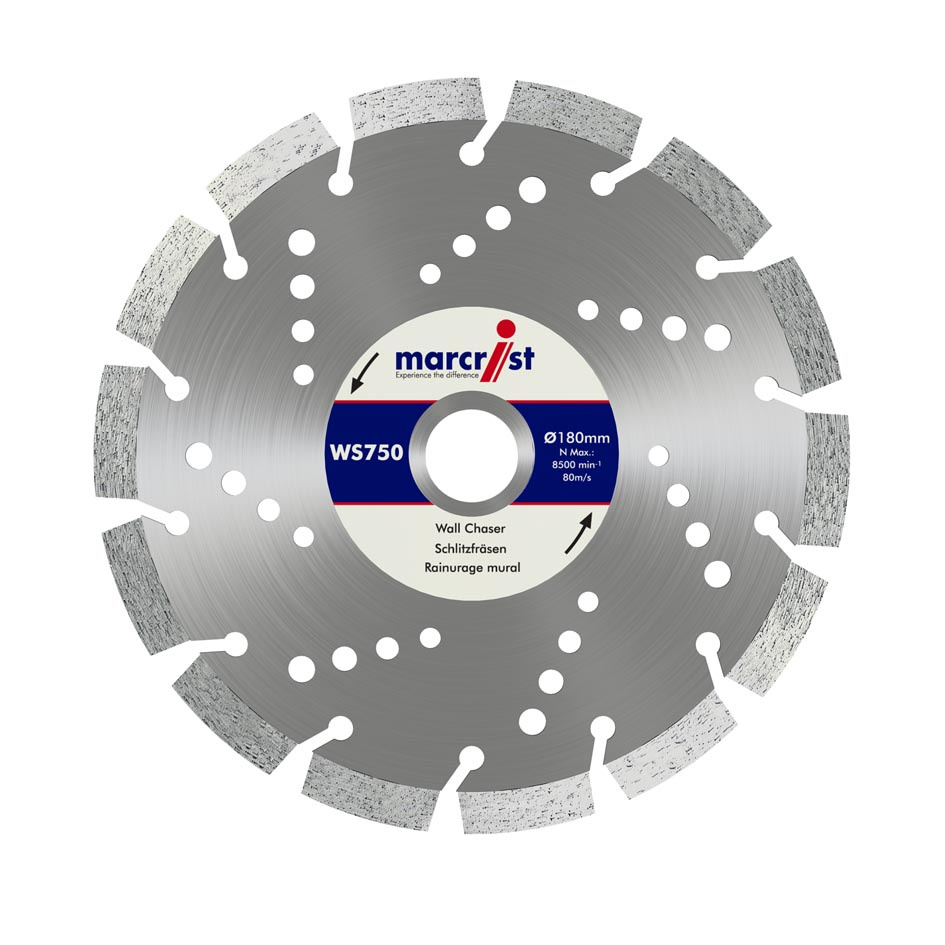 MARCRIST Schlitzfräse WS750 180x22.2 00201264
