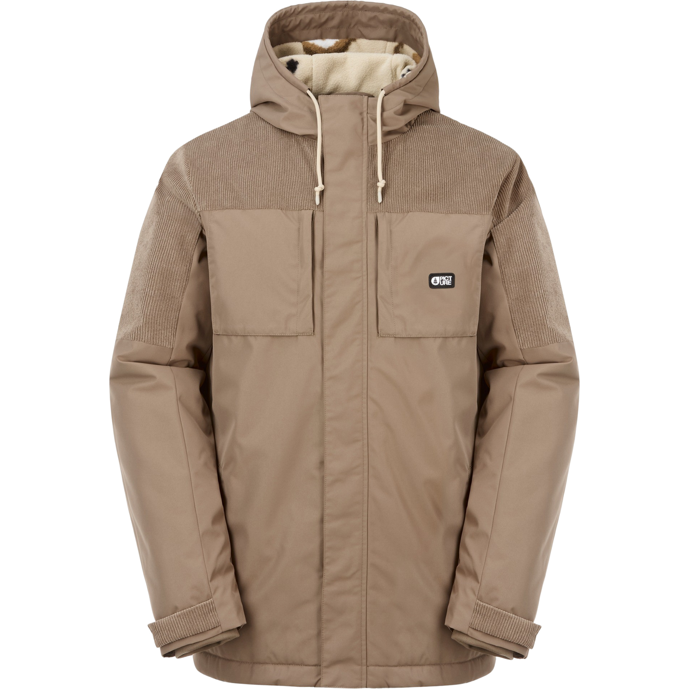 Picture Storn Parka Herren Winterjacke braun Größe M Lifestyle Wasserdicht Wasserabweisend