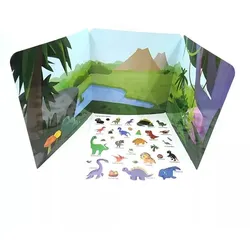 Lernbuch mit Stickern - Dinosaurier