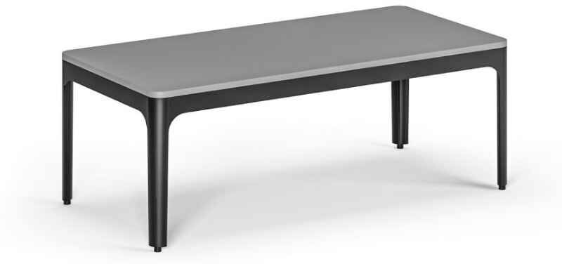 B2B Partner Konferenztisch NOVA, 120 x 60 cm, abgerundete Kanten, Graphit