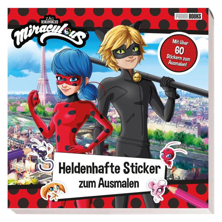Panini Miraculous: Heldenhafte Sticker zum Ausmalen (37941928)