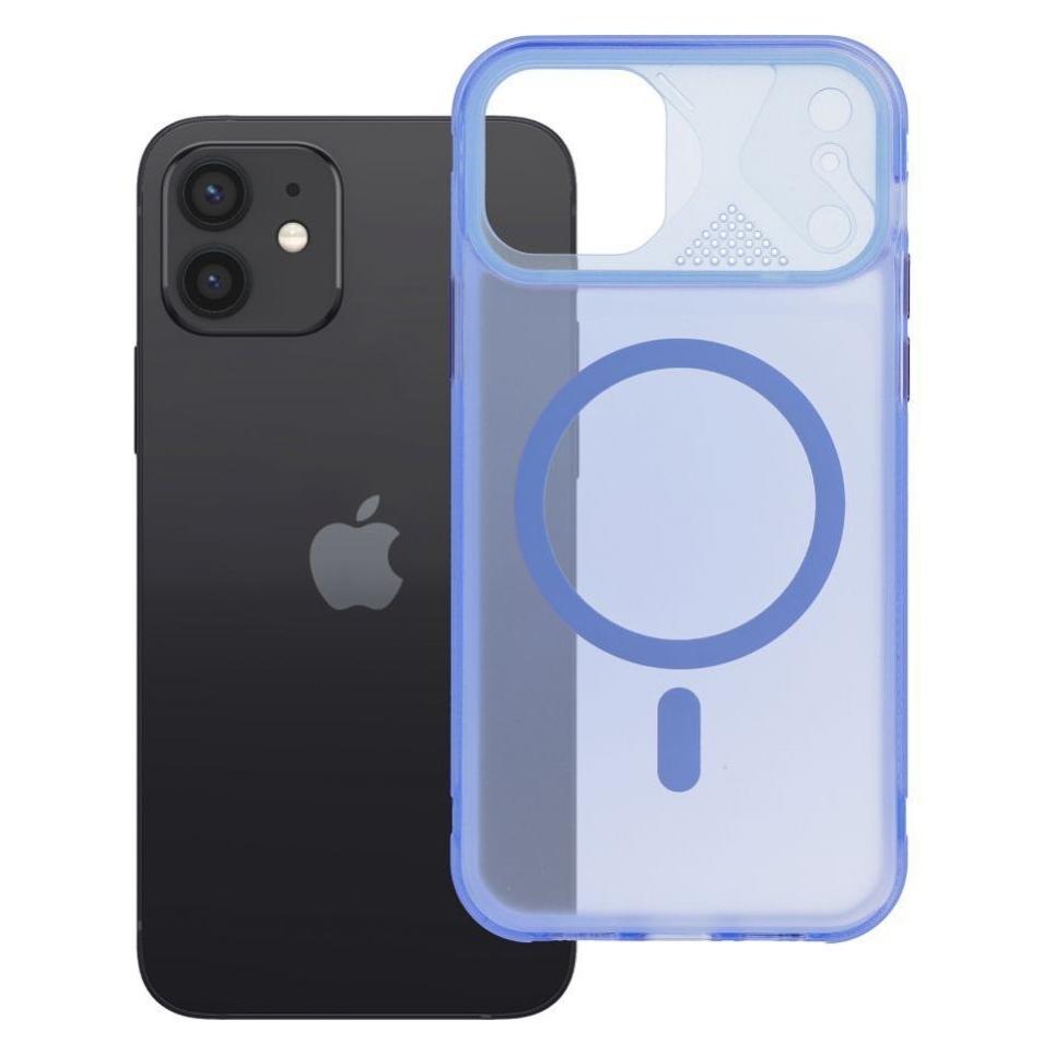 OEM Rückseitenhülle für das iPhone 12 "Aurora", MagSafe, blau (Apple iPhone 12) (74675943)