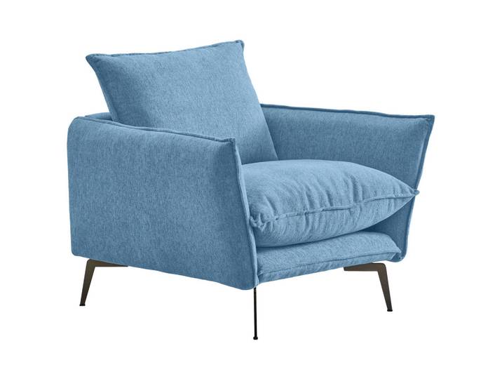 Livetastic Sessel, Blau, Metall, 96x84x100 cm, Made in EU, Wohnzimmer, Sessel, Sonstige Sessel