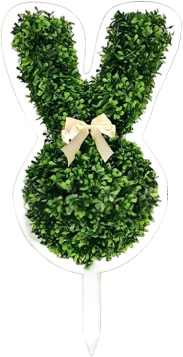 Groene kunstplant decoratie acryl figuur voor in de tuin
