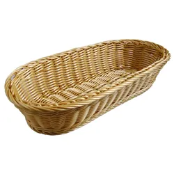Stalgast Brotkorb länglich, naturfarben, Geflecht aus Polypropylen, 380x165 mm (BxT)