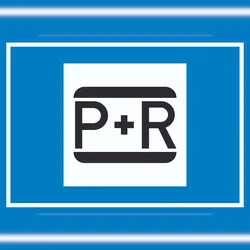 HB-Druck Parken und Reisen Symbol Schild A2 (420x594mm)