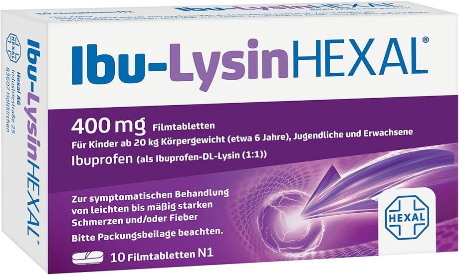 Ibu-Lysin HEXAL Ibu-LysinHEXAL® 400 mg Filmtabletten