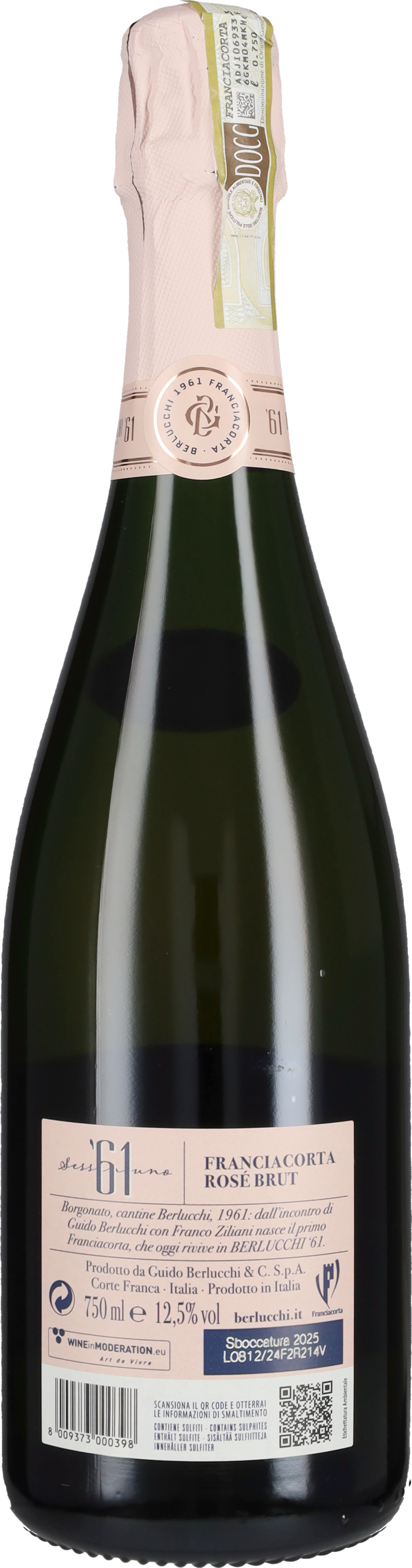 Franciacorta Rosé Brut 61 Berlucchi