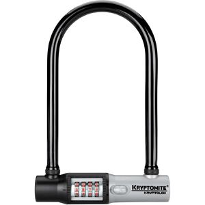 Kryptonite Fahrradschloss Kryptolok Combo, Bügelschloss, Länge 22,9 cm, Sicherheitslevel 6