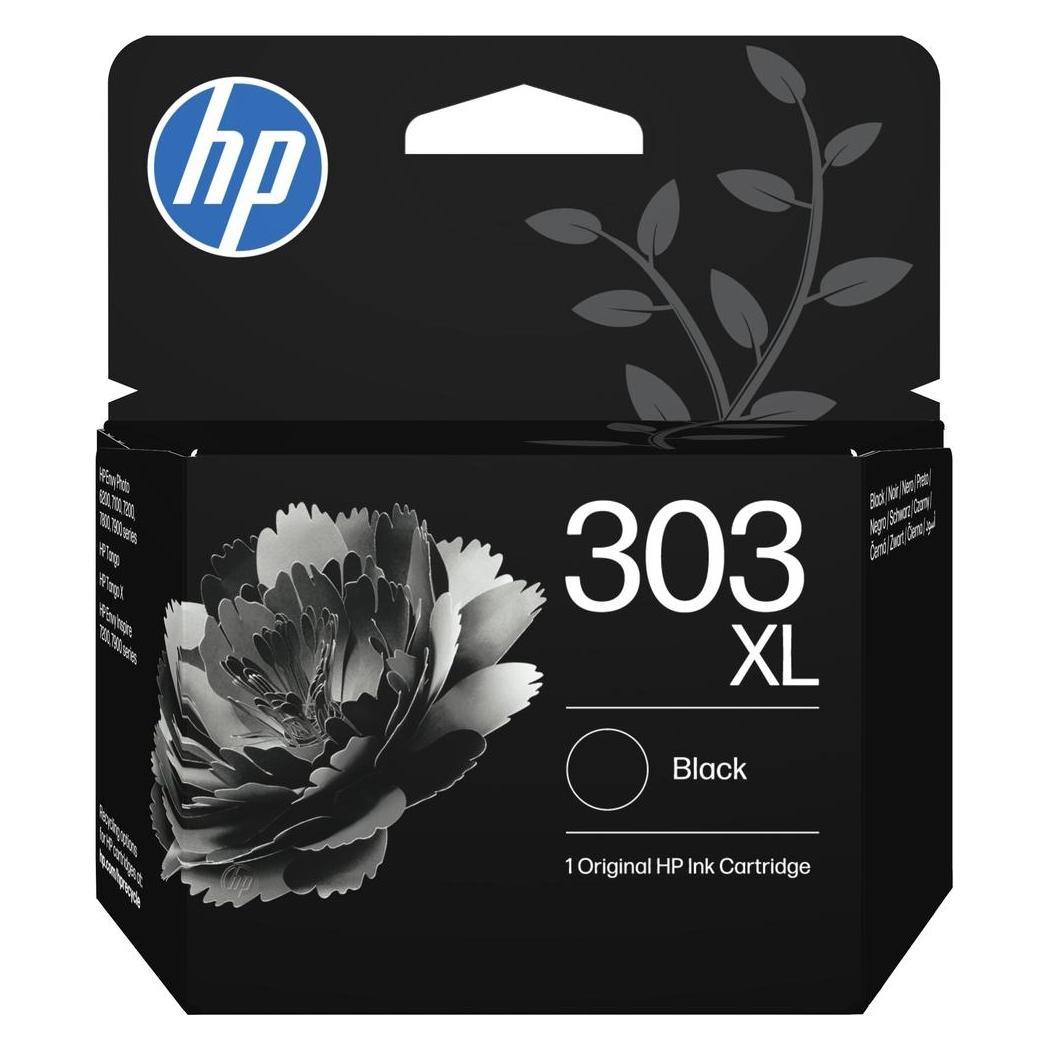 HP Hewlett-Packard 303XL High Yield Black Original Ink, 303XL (T6N04AE#30A)