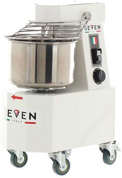 Spiralkneter Seven Italy GH 10 - 230 V - mit Rädern und Zeitschalter