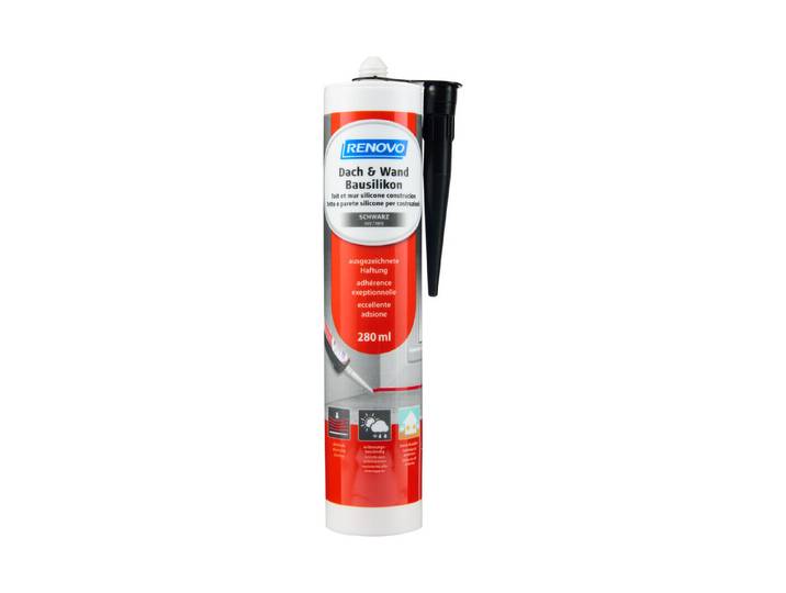 Renovo D&W Bau Silikon schwarz 280ml