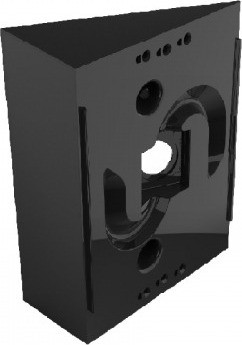 2N Montageplaat voor de 2N IP-Verso / IP Solo winkeladapter