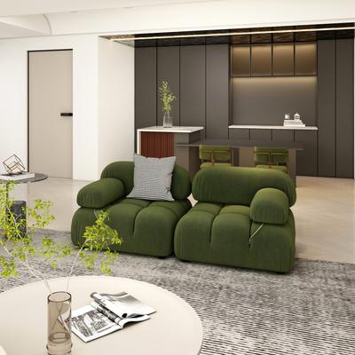 Taylor "Marcel 72.5"" Bubble Modular Modern 2-Piece Loveseat"