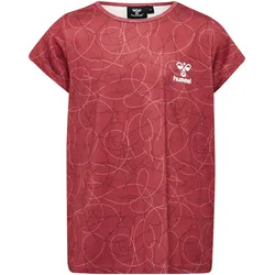 hummel, Mädchen, Sportshirt, hmlNANNA T-SHIRT S/S (110), Rot