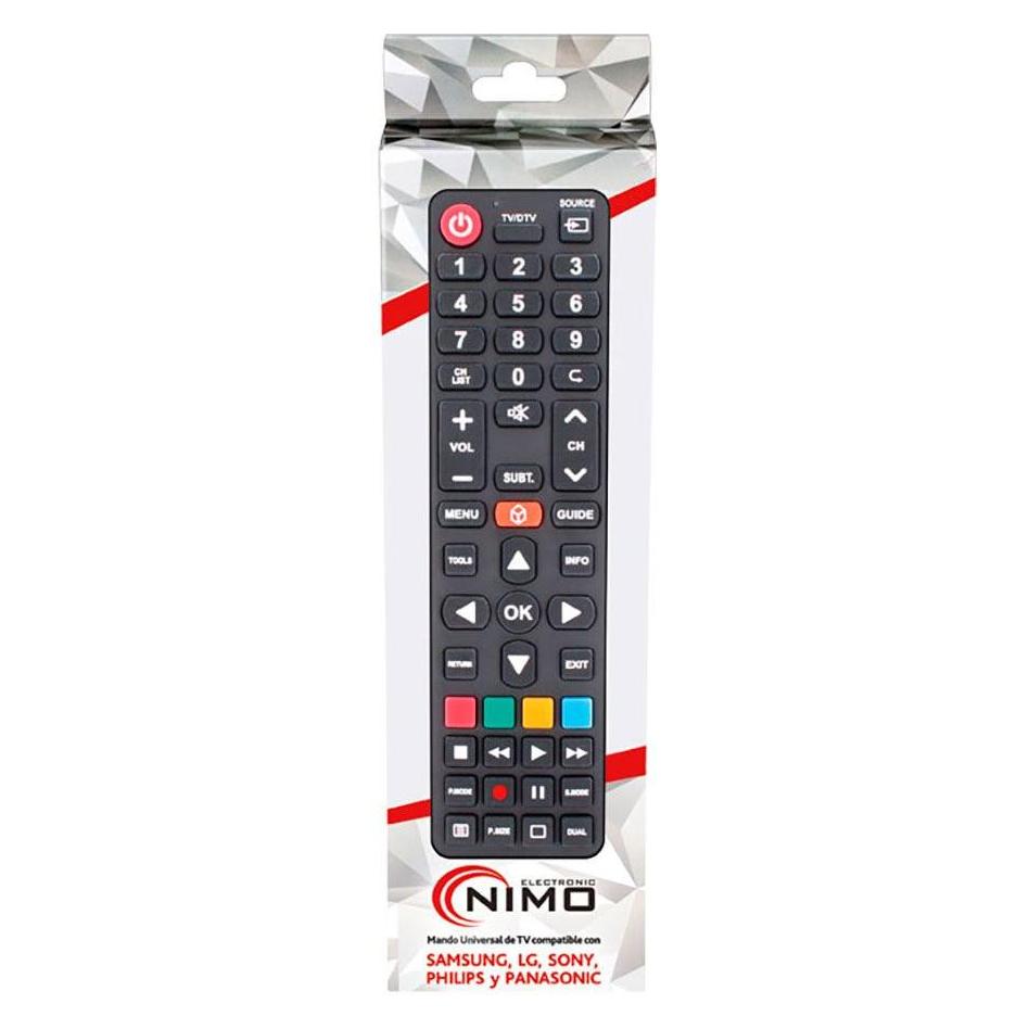 Nimo Universal Fernbedienung Schwarz LG, Panasonic, Philips, Samsung, Sony (Universal Fernbedienung, Infrarot) (45269637)