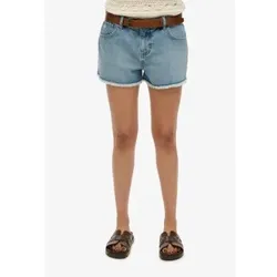 Superdry für Damen. W7110448A Kurz Mittelgröße blau (26), Lässig, Baumwolle, Denim