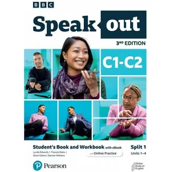 Speakout 3ed C1C2 Student's Book and Workbook with eBook and Online Practice Split 1, Schulbücher von Pearson Education