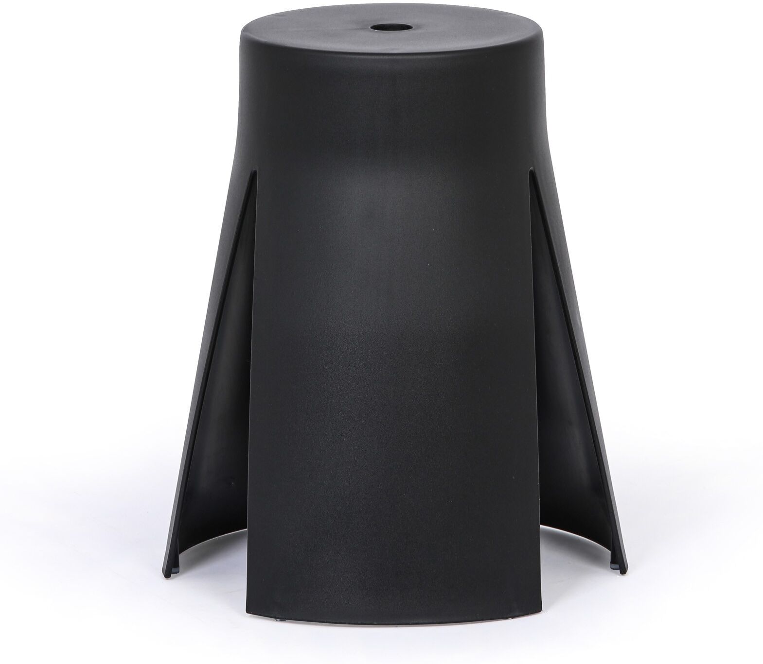 B2B Partner Kunststoffhocker RIKO, schwarz