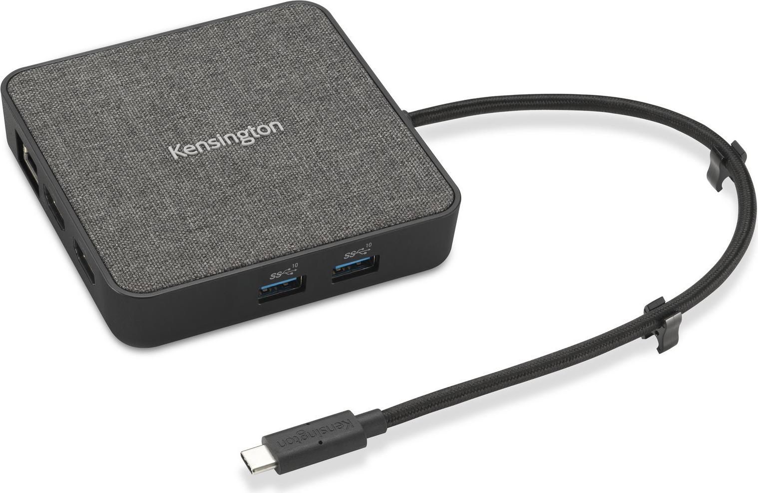 Kensington MD120U4 USB4 Mobile Dockingstation, 100 W, 10,100,1000,2500 Mbit/s, 8K Ultra HD, iPadOS, 152 mm, 142 mm