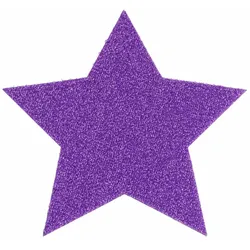 Deko-Stern - GLIMMER - Lila - 16,5 cm