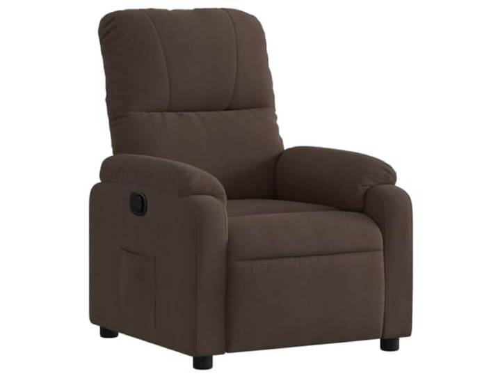Heofavd Relaxsessel mit Liegefunktion Braun Mikrofasergewebe TV Sessel