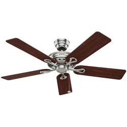 Deckenventilator Savoy Nickel gebürstet