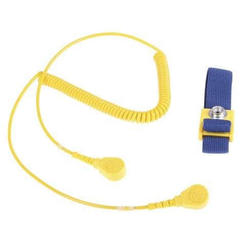 RS PRO Handgelenkband ESD 10/10mm Spiralkabel (Statikschutz) (2877385)