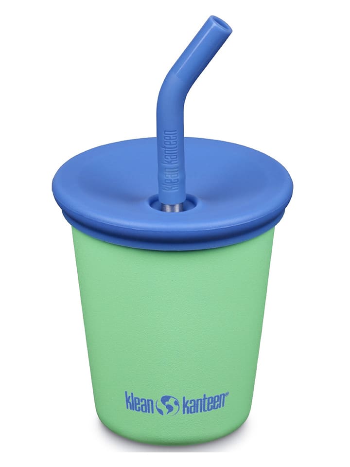 Klean Kanteen Kinderbecher "Kanteen Kid" in Blau/ Grün - 296 ml - onesize