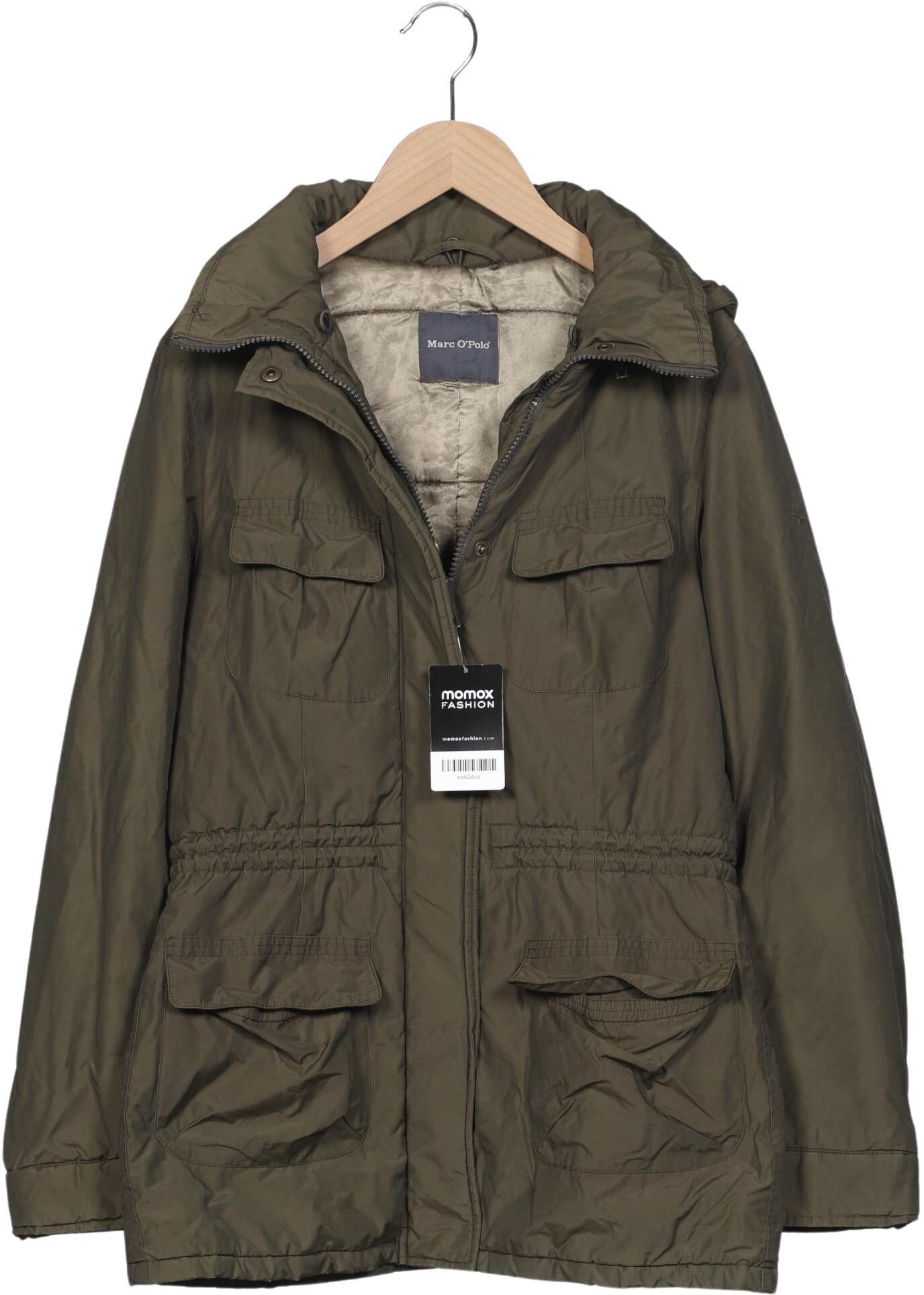 Marc O' Polo Jacke, Grün, Gr. EU 34, Baumwolle / Synthetik / Synthetik / Synthetik - Second Hand