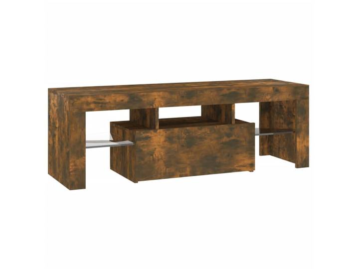 Meuble tv multimédia étagère 120 x 35 x 40 cm marron