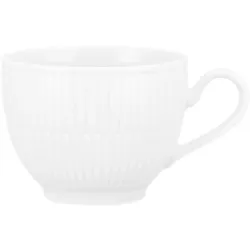 Kaffeeobertasse AMINA (BHT 11,50x6,70x8,80 cm) - weiß - BHT 11,50x6,70x8,80 cm