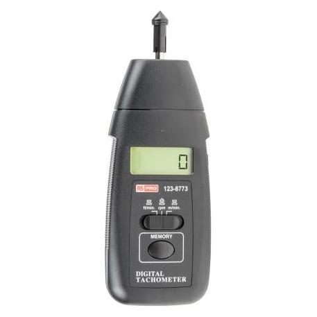 RS PRO 5 digit single memory contact tachometer (1238773)
