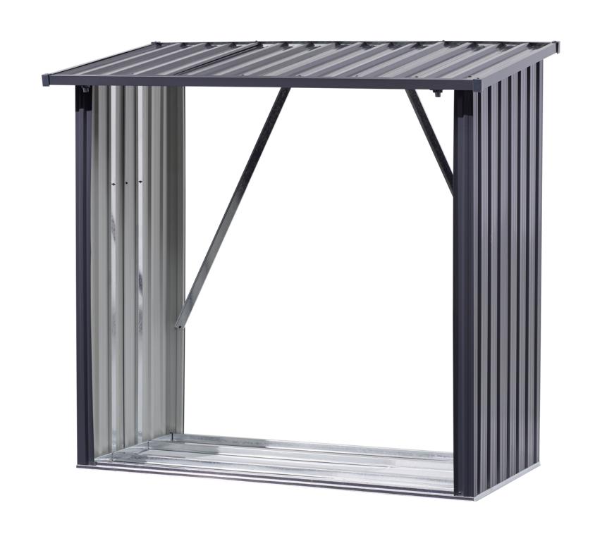 JUNGELMAR Holzunterstand anthrazit 163X89X154 cm 10004785