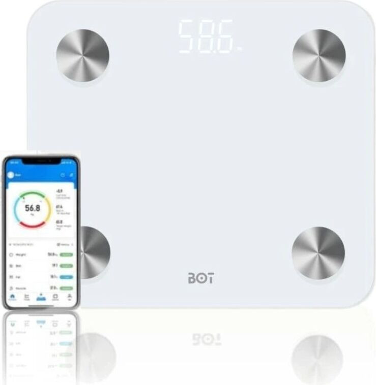 BOT slimme persoonlijke weegschaal ALFA wit
