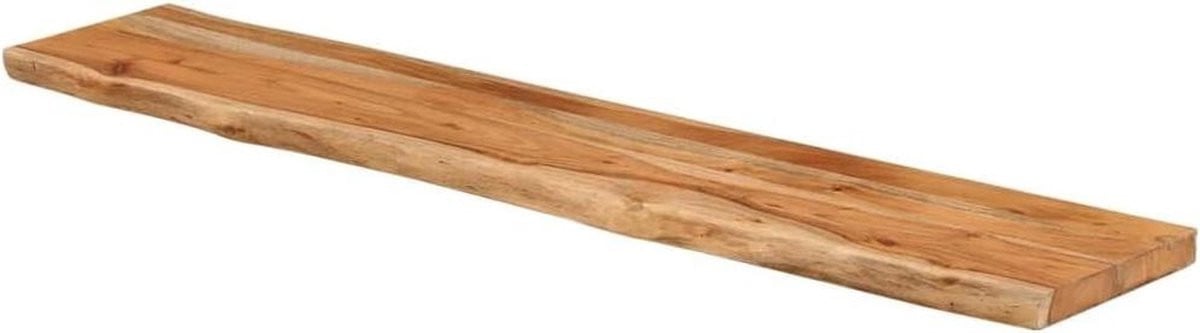 Merkloos Zwevend Wandrek van Massief Acaciahout, Natuurlijk, 90 cm Lengte