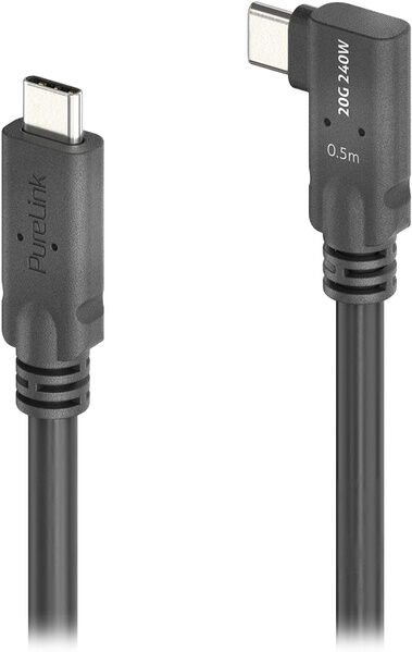 PureLink PI6620-005 USB-C Cable 0.5m Black