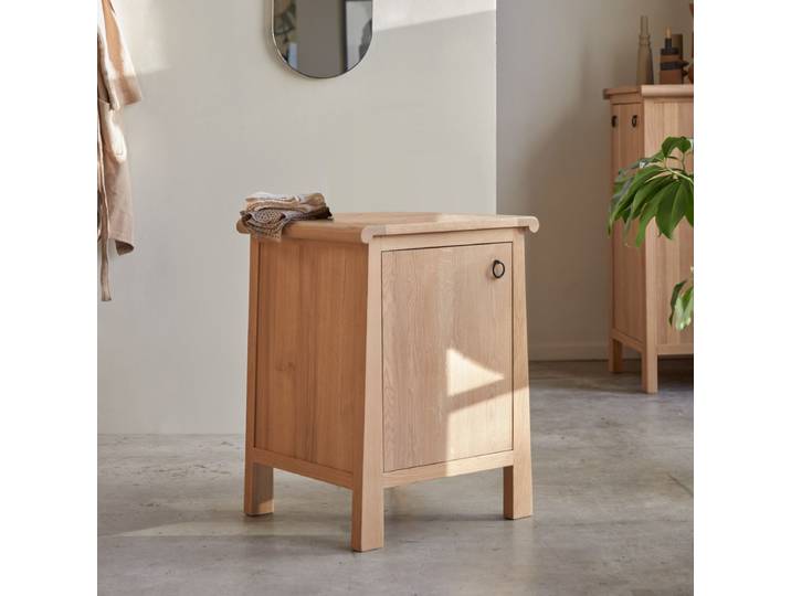 Aufbewahrungsmöbel Volute aus Eichenholz, 65 cm - Natur