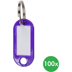 Schlüsselanhänger, 100 Stk., lila