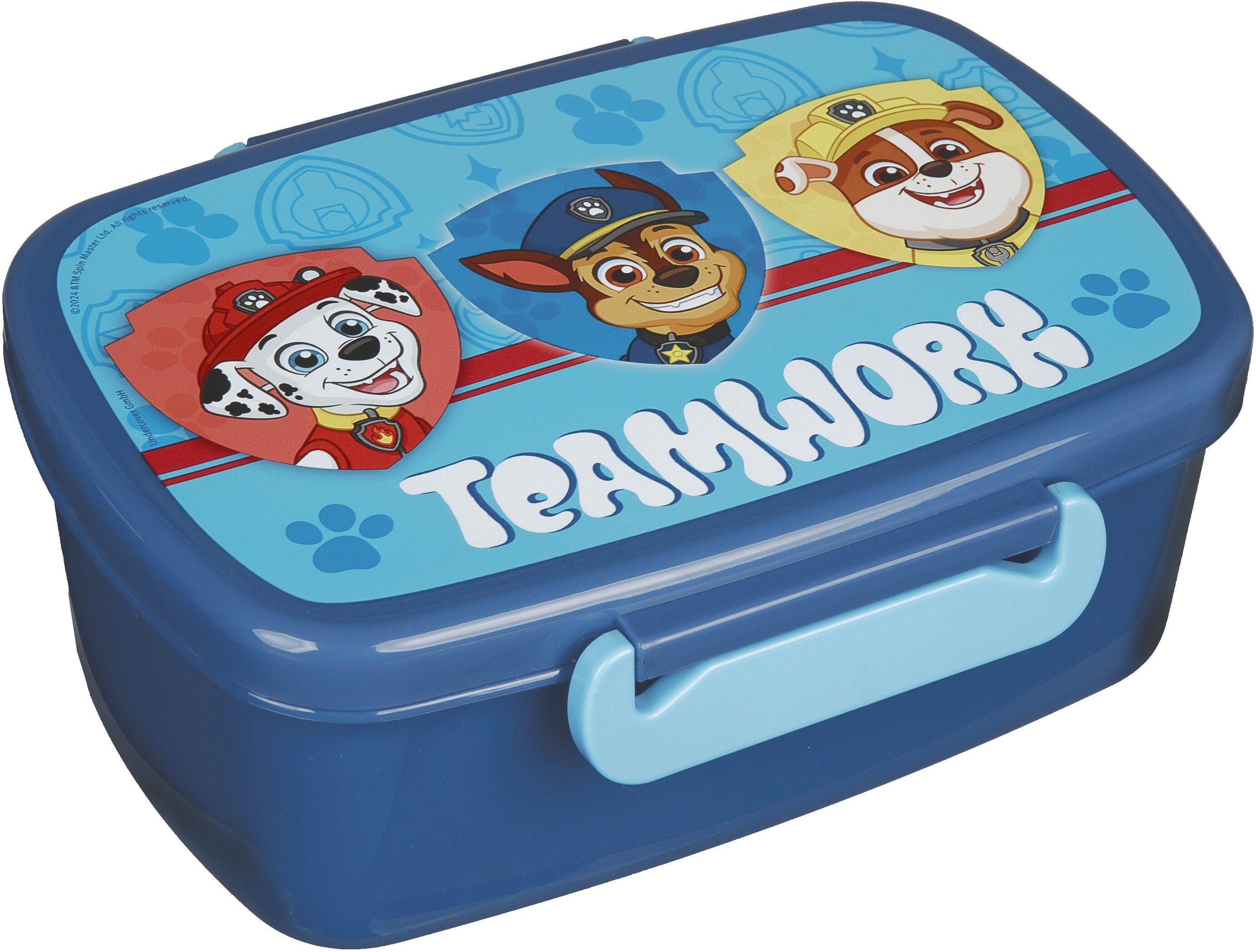 Lunchbox SCOOLI "mit Trinkflasche", Kinder, Gr. B/H/L: 13,5cm x 6cm x 18cm, blau (paw patrol), Kunststoff, Lebensmittelaufbewahrungsbehälter Lunchbox paw patrol B/H/L: 13,5cm x 6cm x 18cm