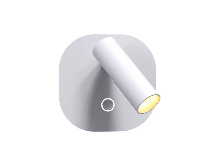 Dimmbare LED Design Wandlampe „Biblos“ Weiss Schuller