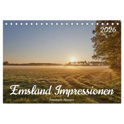 Emsland Impressionen (Tischkalender 2026 DIN A5 quer), CALVENDO Monatskalender