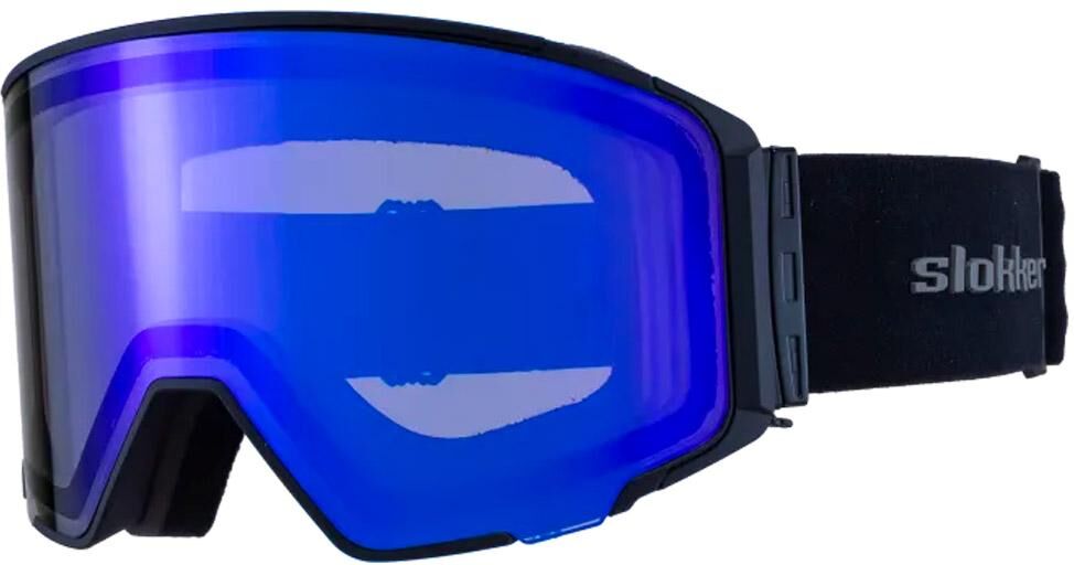 Slokker  - Keywest Matt Black Blue Polarized Photochromic - Masque de Ski