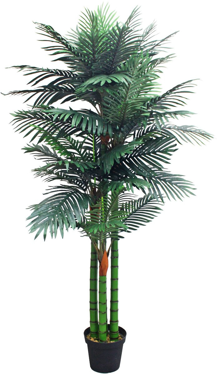 Decovego Kunstmatige Areca Palm Plant Decoratie, 90 cm