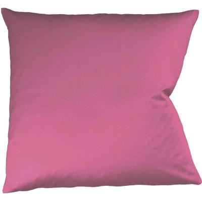 Kissenbezug FLEURESSE "Colours Mako Satin, 100% Baumwolle, mit Reißverschluss", lila (himbeere), B:80cm L:80cm, Mako-Satin, Mako-Satin, Kissenbezüge, Kissenbezug, Mako Satin, glänzend, glatt, Premium Qualität