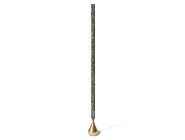Räucherstäbchenhalter Messing Wassertropfenform Hoch Gold