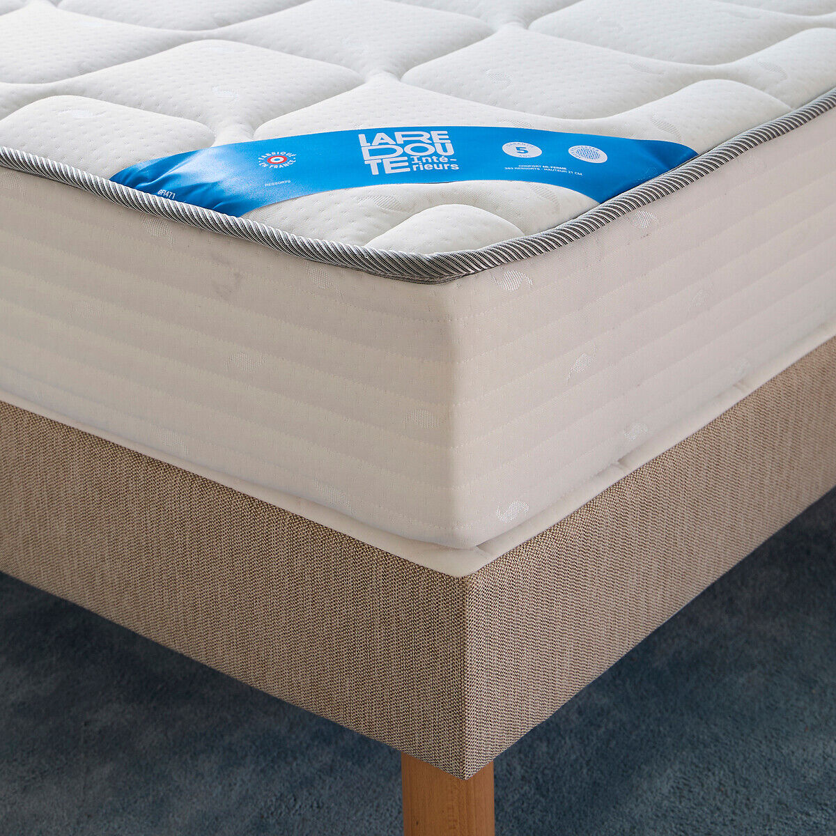 LA REDOUTE INTERIEURS Matelas 406 ressorts, soutien ferme, accueil équilibré